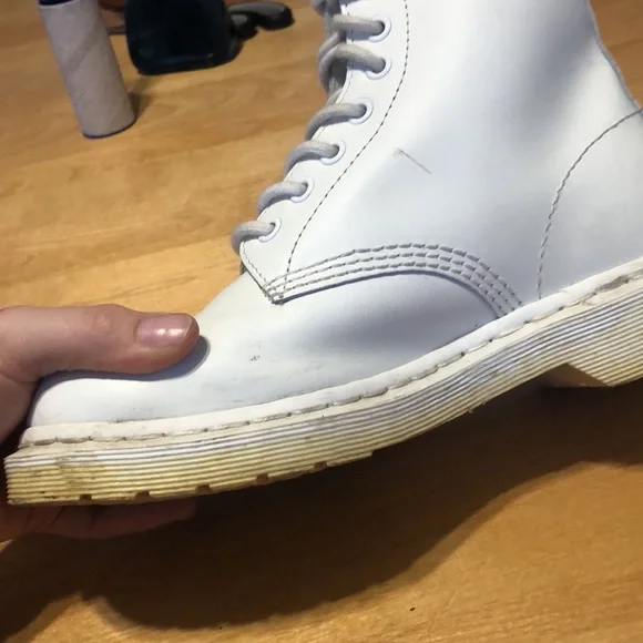 All white matte doc martens - Picture 11 of 11